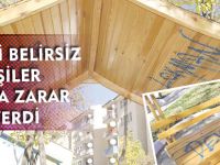 KİMLİĞİ BELİRSİZ KİŞİLER PARKA ZARAR VERDİ