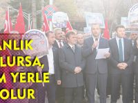 İNSANLIK BİR OLURSA, ZÜLÜM YERLE BİR OLUR