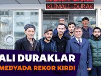 KLİMALI DURAKLAR SOSYAL MEDYADA REKOR KIRDI