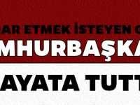 İNTİHAR ETMEK İSTEYEN GENCİ CUMHURBAŞKANI HAYATA TUTTU