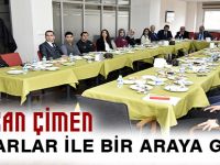 BAŞKAN ÇİMEN, MİMARLAR İLE BİR ARAYA GELDİ