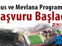 Erasmus ve Mevlana Programlarına Başvuru Başladı