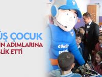 GÜMÜŞ ÇOCUK MERVENİN ADIMLARINA EŞLİK ETTİ