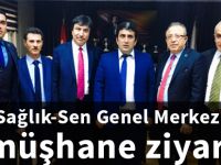 Türk Sağlık-Sen Genel Merkezinden Gümüşhane ziyareti