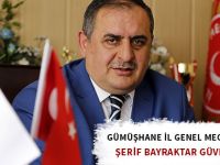 GÜMÜŞHANE İL GENEL MECLİSİ BAŞKANI ŞERİF BAYRAKTAR GÜVEN TAZELEDİ