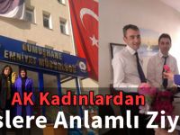 AK Kadınlardan polislere anlamlı ziyaret