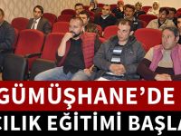 GÜMÜŞHANE’DE ARICILIK EĞİTİMİ BAŞLADI