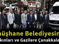 Gümüşhane Belediyesinden şehit yakınları ve gazilere Çanakkale gezisi