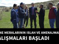 GÜMÜŞHANE MERALARININ ISLAH VE AMENAJMAN PROJESİ ÇALIŞMALARI BAŞLADI