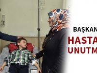 BAŞKAN ÇİMEN, HASTALARI UNUTMUYOR