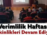 Verimlilik Haftası etkinlikleri devam ediyor