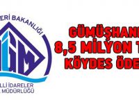 Gümüşhane’ye 8,5 milyon TL’lik KÖYDES ödeneği