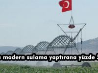 Tarlasına modern sulama yaptırana yüzde 50 hibe