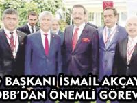 GTSO BAŞKANI İSMAİL AKÇAY’A TOBB’DAN ÖNEMLİ GÖREV