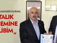 Başkan Muammer Duran” Ustalık Dönemine Talibim”