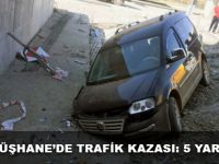 GÜMÜŞHANE’DE TRAFİK KAZASI: 5 YARALI