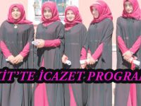 KELKİT’TE İCAZET PROGRAMI