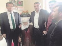 GÜMÜŞHANE’NİN EN YAŞLISINA VEKİL ZİYARETİ