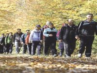 Gümüşhaneli dağcılardan en güzel sonbahar yürüyüşü