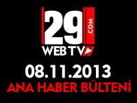 ANA HABER BÜLTENİ  08.11.2013