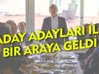 AYDIN ADAY ADAYLARI İLE KAHVALTIDA BİR ARAYA GELDİ