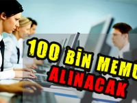 100 BİN MEMUR ALINACAK