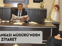 ZİRAAT BANKASI MÜDÜRÜ CANLI'YI ZİYARET ETTİ