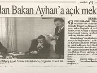 ESKİ BAKAN CEVAT AYHAN’I RAHMETLE ANIYORUZ