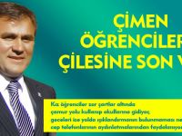 ÇİMEN ÖĞRENCİLERİN ÇİLESİNE SON VERDİ