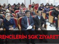 ÖĞRENCİLERDEN SGK'YA ZİYARET