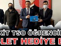 KELKİT TSO ÖĞRENCİLERE TABLET HEDİYE ETTİ