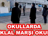 GÜMÜŞHANE’DE OKULLARDA İSTİKLAL MARŞI OKUNDU