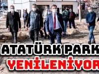 ATATÜRK PARKI YENİLENİYOR