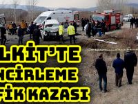 KELKİT’TE ZİNCİRLEME TRAFİK KAZASI: 6 YARALI