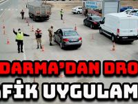 JANDARMA’DAN DRONLA TRAFİK UYGULAMASI