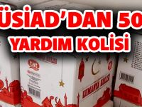 GÜSİAD’DAN 500 YARDIM KOLİSİ