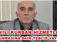 2021 YILI KURBAN HİZMETLERİNİN UYGULANMASINA DAİR TEBLİĞ YAYIMLANDI