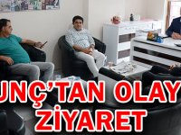 TUNÇ’TAN OLAY’A ZİYARET