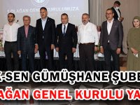 SAĞLIK-SEN GÜMÜŞHANE ŞUBESİ’NİN 5. OLAĞAN GENEL KURULU YAPILDI