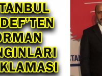 İSTANBUL GÜDEF’TEN ORMAN YANGINLARI AÇIKLAMASI