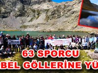 63 SPORCU ARTABEL GÖLLERİNE YÜRÜDÜ