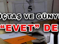 ÜÇTAŞ VE GÜNYÜZÜ “EVET” DEDİ