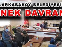 ARZULARKABAKÖY BELEDİYESİ'NDEN ÖRNEK DAVRANIŞ