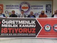 EĞİTİM BİR-SEN: ÖĞRETMENLİK MESLEK KANUNU ÇIKARILMALIDIR