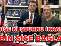 BİR ŞİŞE KUŞBURNU İKRAMI İLE    24 BİN ŞİŞE BAĞLANTI