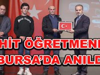 ŞEHİT ÖĞRETMENLER BURSA’DA ANILDI