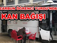 HALİT ZARBUN ÖĞRENCİ YURDU’NDAN KAN BAĞIŞI