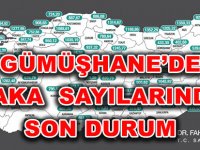 GÜMÜŞHANE’DE  VAKA  SAYILARINDA SON DURUM