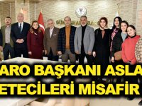 BARO BAŞKANI ASLAN GAZETECİLERİ MİSAFİR ETTİ