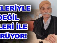 GÖZLERİYLE DEĞİL ELLERİ İLE GÖRÜYOR!